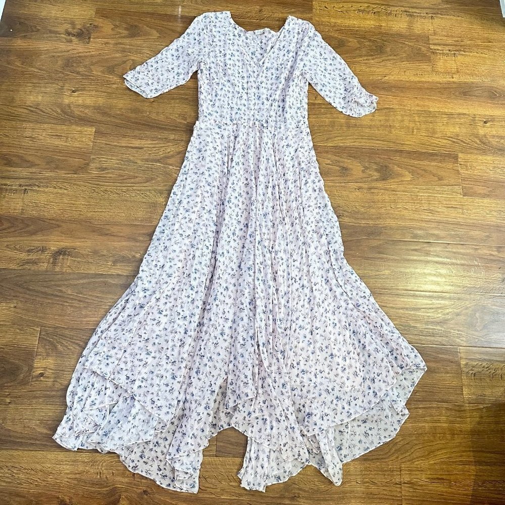 Loveshackfancy Larissa silk blend floral maxi dress - Picture 4 of 8
